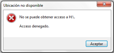 existir un error