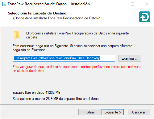 instalar recuperación de datos