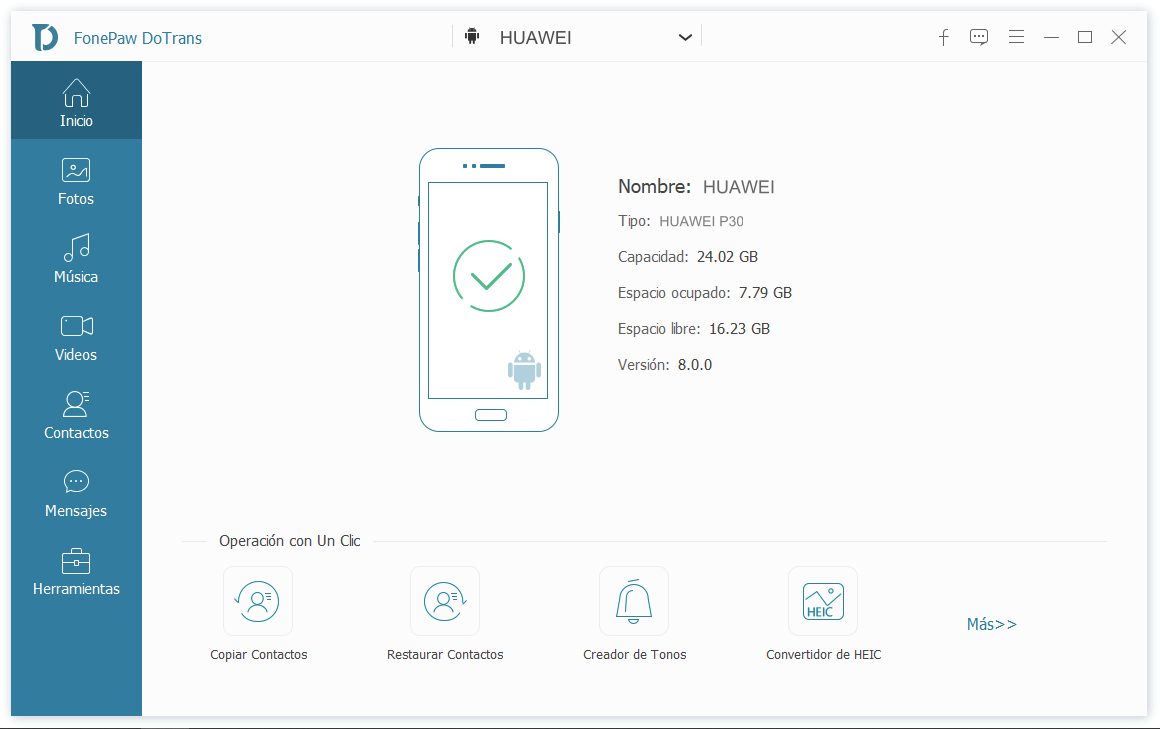 Móvil detectado por DoTrans