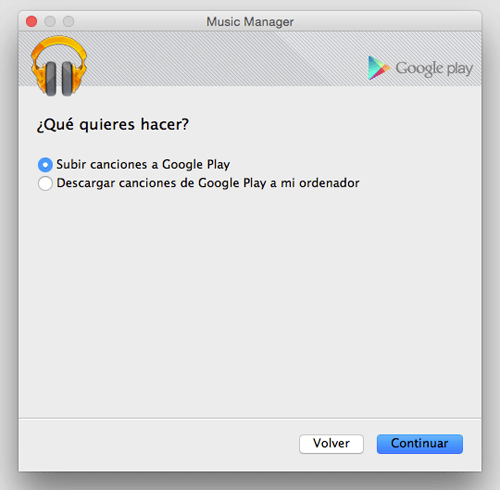 subir canciones a Google Play