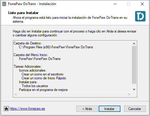 Hacer clic en Instalar