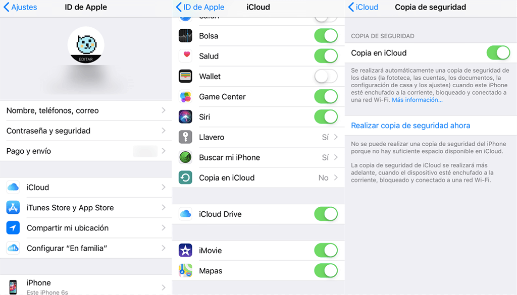 realizar copia de seguridad WeChat con iCloud