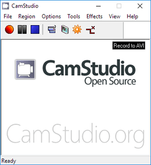 CamStudio Grabador de Pantalla de código abierto