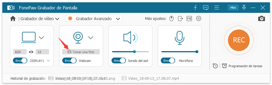 hacer una captura de pantalla