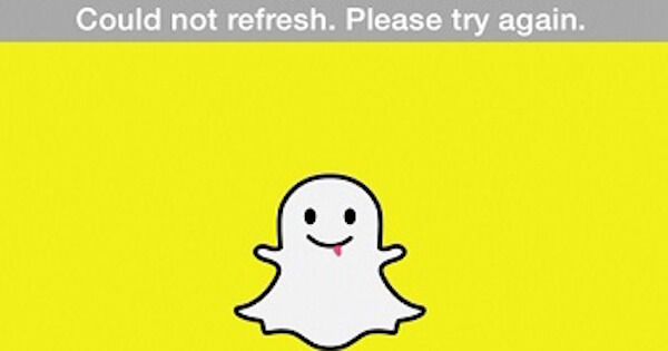 Snapchat no se actualiza